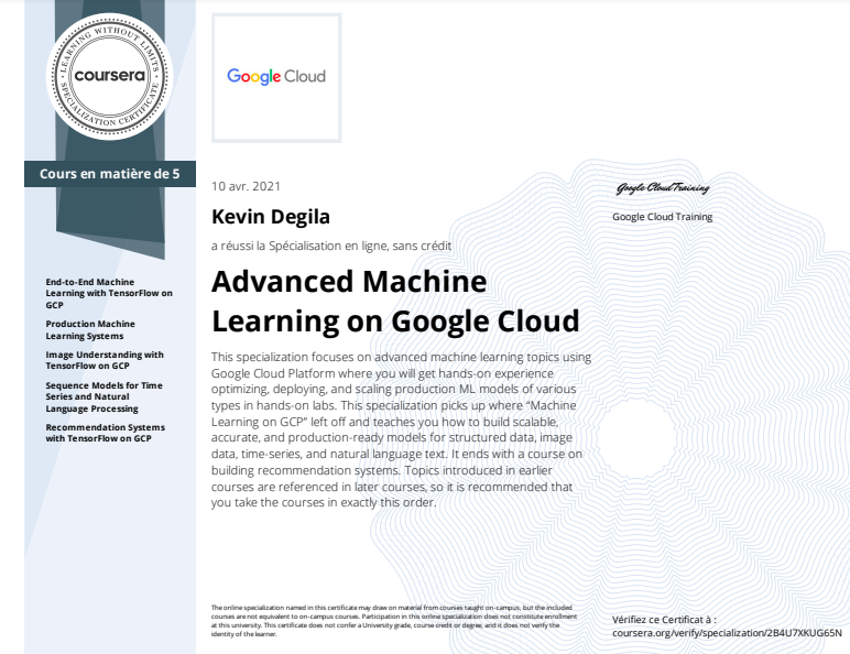 Google cloud certification